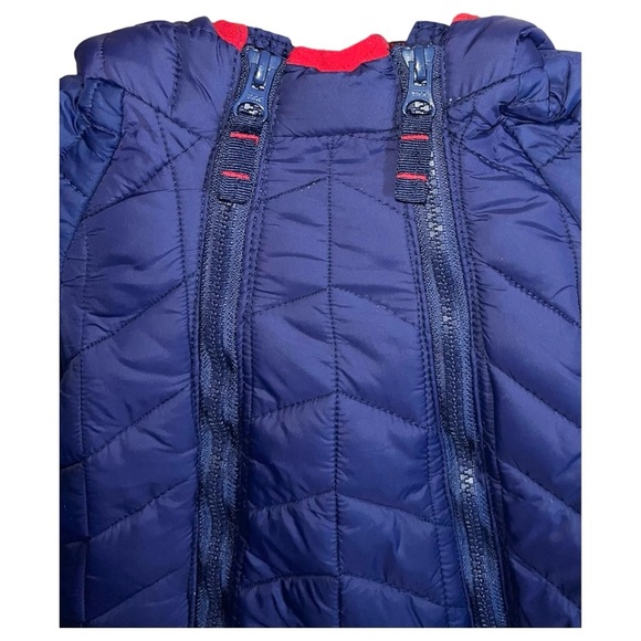 Snozu Snowsuit Boys Size 24 Months Blue Red - Picture 3 of 7